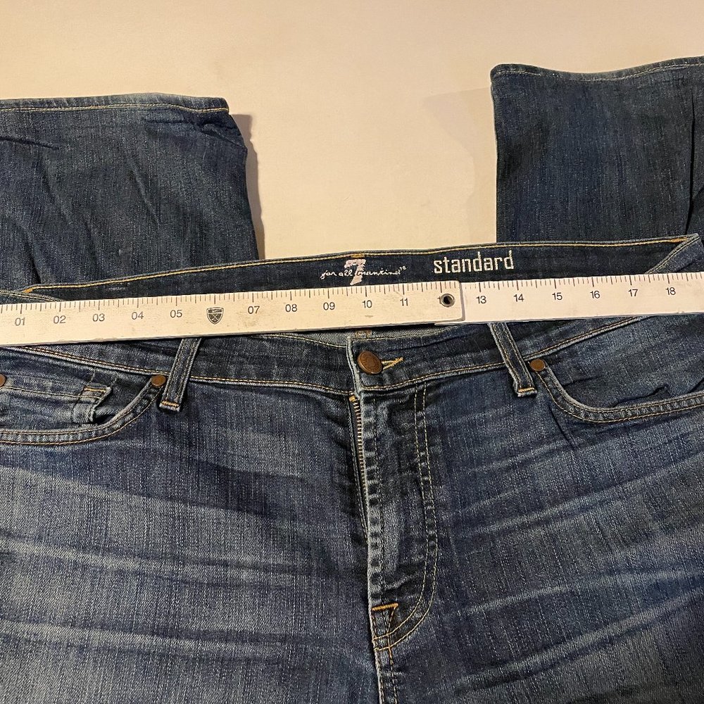 7 For All Mankind (7FAM) Standard Fit Straight Leg Jeans - 36x32